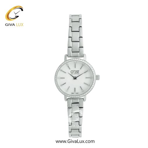 ساعت مچی اورجینال زنانه کرست نقره ای | نقره ای| سفید| کد رفرنس Crest 9042-1